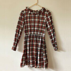 Crewcuts GIrl's Plaid Dress, Flannel, size 14, Excellent Condition